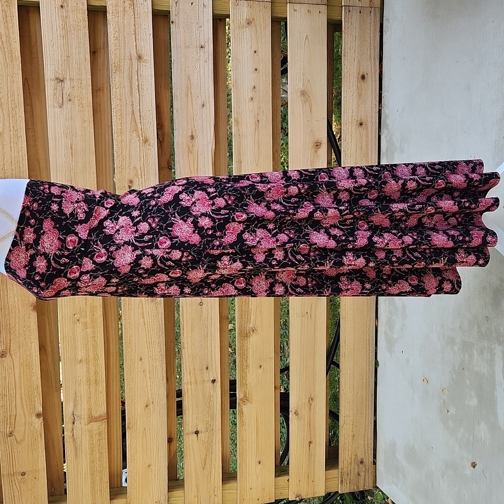 LulaRoe Skirt Dress Floral Stretch Maxi Sz XXS - Picture 5 of 12